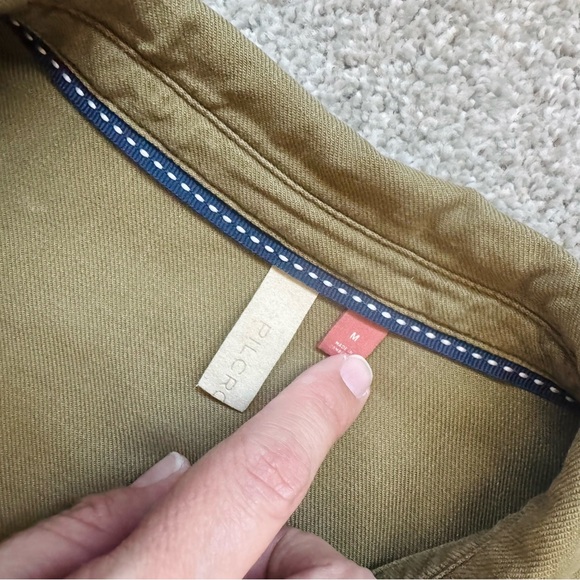 Anthropologie Pilcro Ruffle Button Down Blouse - Picture 5 of 7